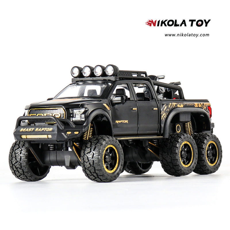 NikolaToy™  Alloy 1/28 Ford Raptor F150 Model Car