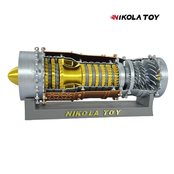 NikolaToy Fighter Turbofan Engine Model - WS15