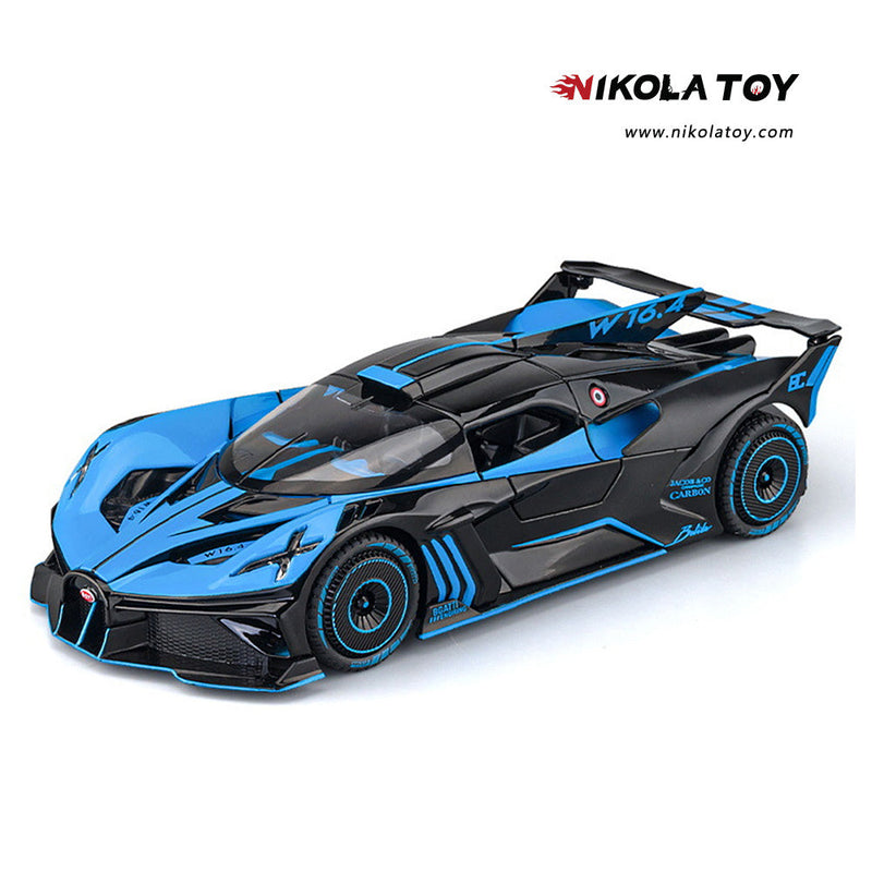 NikolaToy™  Alloy 1/24 Bugatti Bolide Model Car