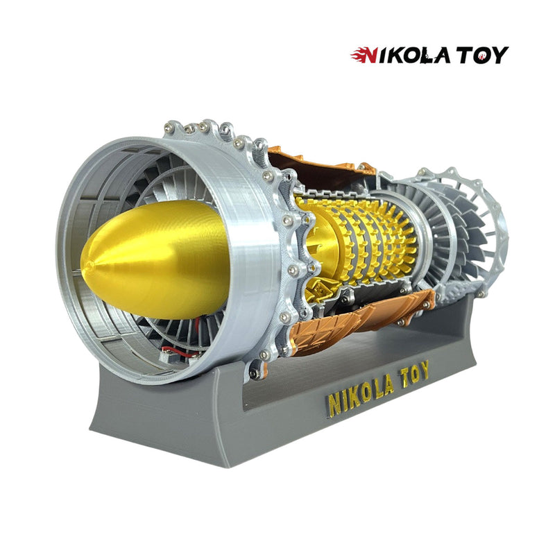 NikolaToy Fighter Turbofan Engine Model - WS15