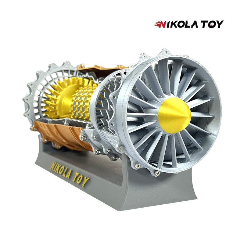 NikolaToy Fighter Turbofan Engine Model - WS15