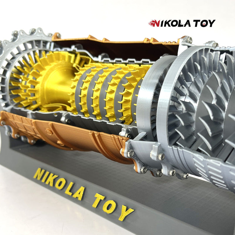 NikolaToy Fighter Turbofan Engine Model - WS15