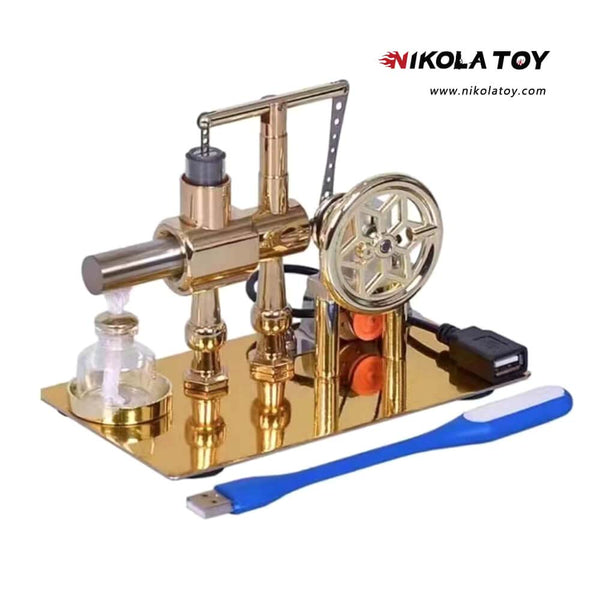 NikolaToy™ Stirling engine model - power generation+LED light