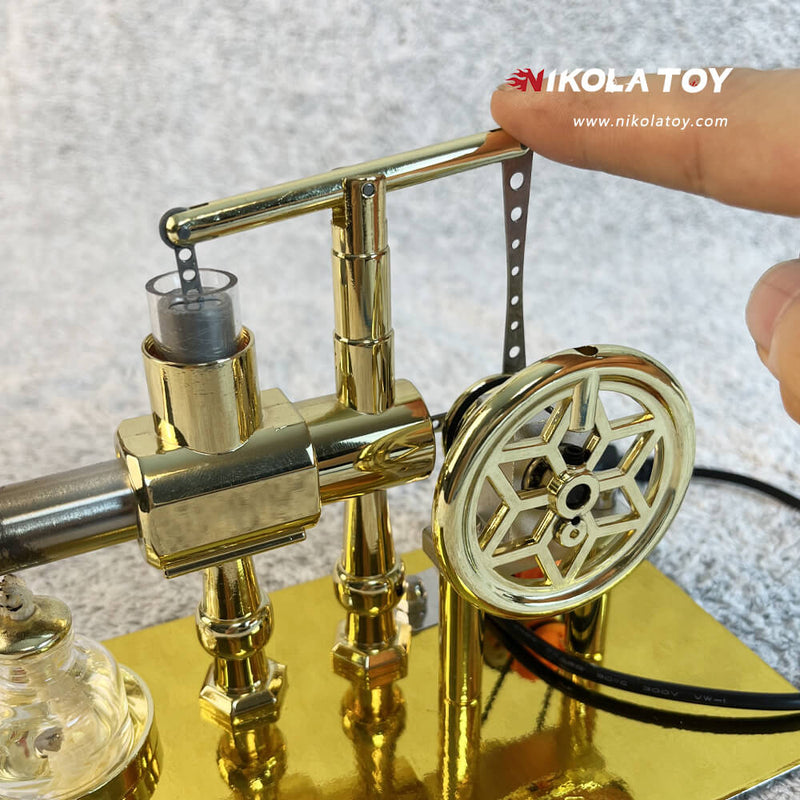 NikolaToy™ Stirling engine model - power generation+LED light