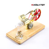 NikolaToy™ Bamboo based single cylinder Stirling engine