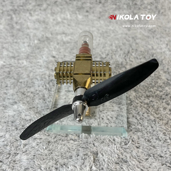 NikolaToy™ Mini Aircraft model Stirling engine model