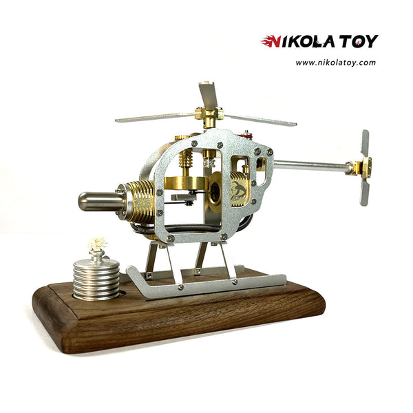 NikolaToy™ New Stirling helicopter model