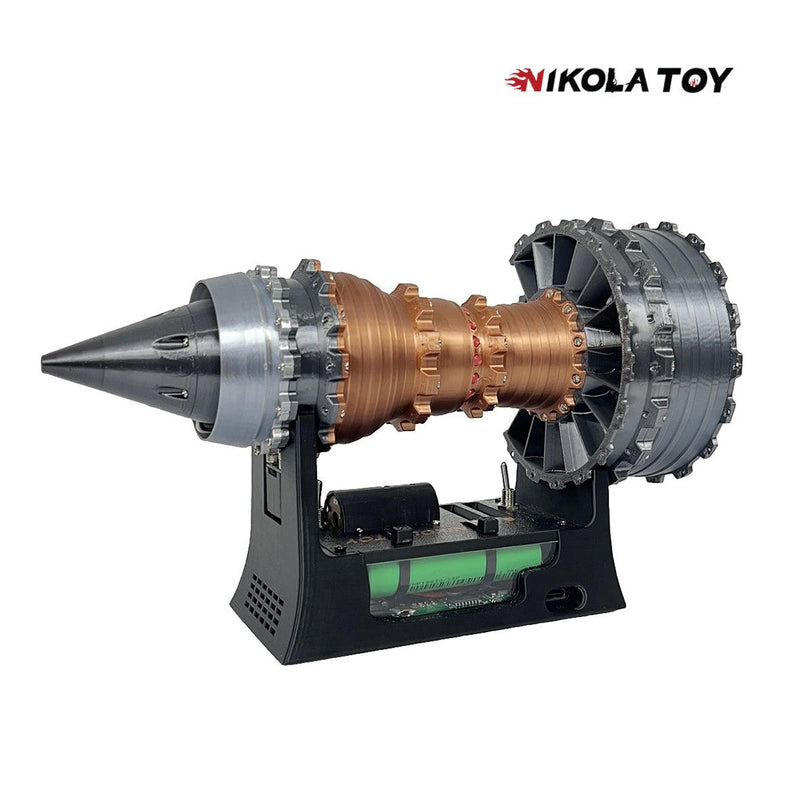 NikolaToy 900 turbofan engine model