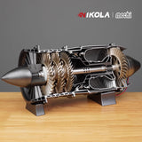 NikolaToy Fighter jet Turbojet Engine - DIY KIT