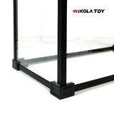 NikolaToy Alloy frame high transparent dust cover storage display box