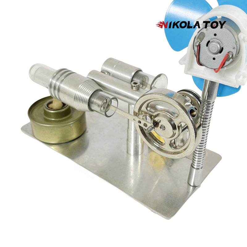 NikolaToy™ Stirling engine model - power generation+windmill