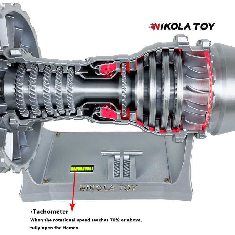 NikolaToy - Final version of Rolls Royce Trent 900 turbofan engine model