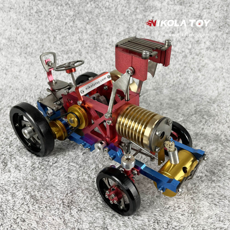 NikolaToy™ Fire absorbing Stirling tractor