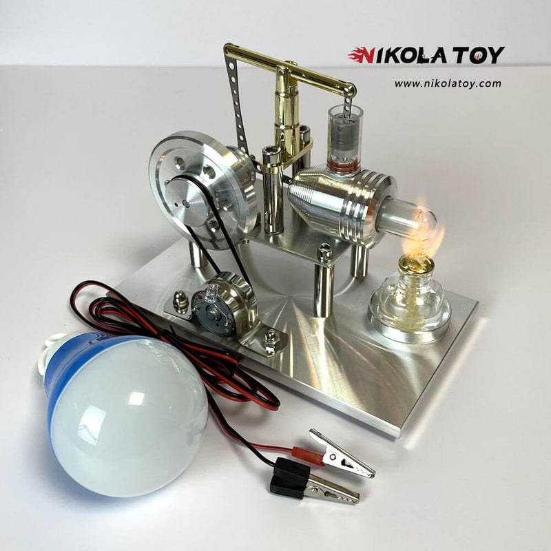 NikolaToy™ New Stirling engine+LED lights