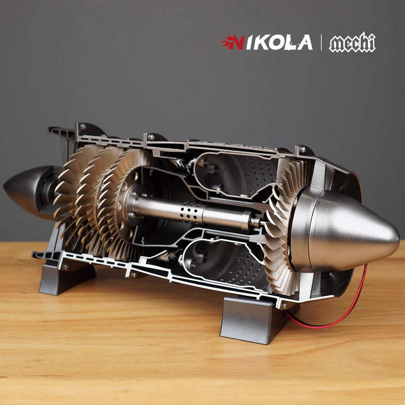 NikolaToy Fighter jet Turbojet Engine - DIY KIT