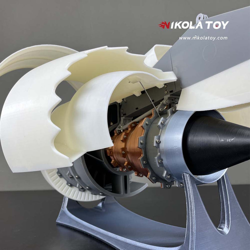 NikolaToy TR900 Turbofan engine model - Full version