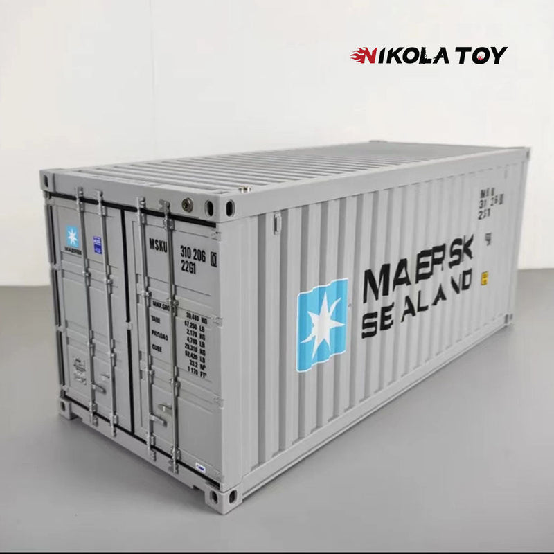 NikolaToy MAERSK large-sized container model toy with LED display box